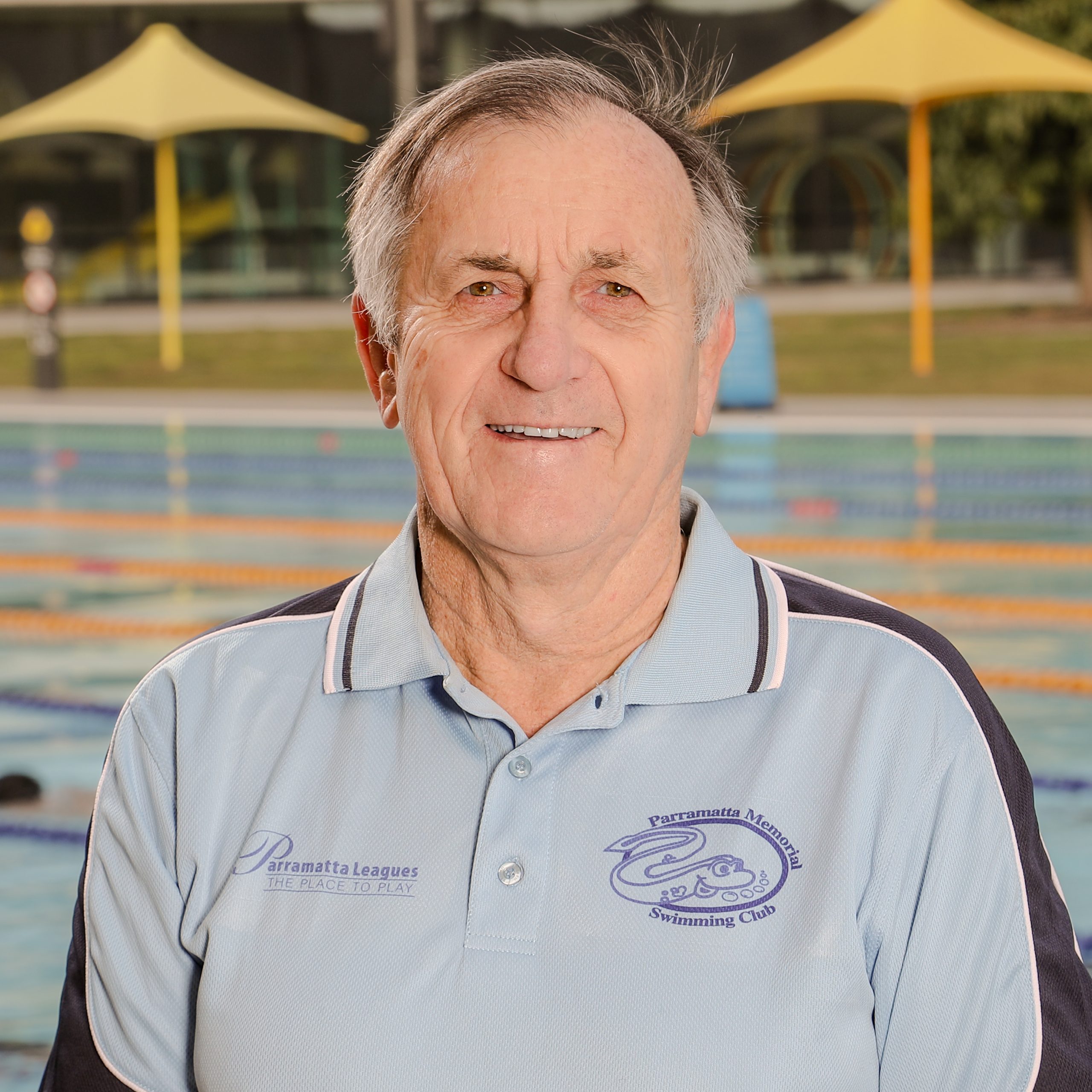 Image of Fred Mills, Swim Coach of the Parramatta Memorial Swim Club