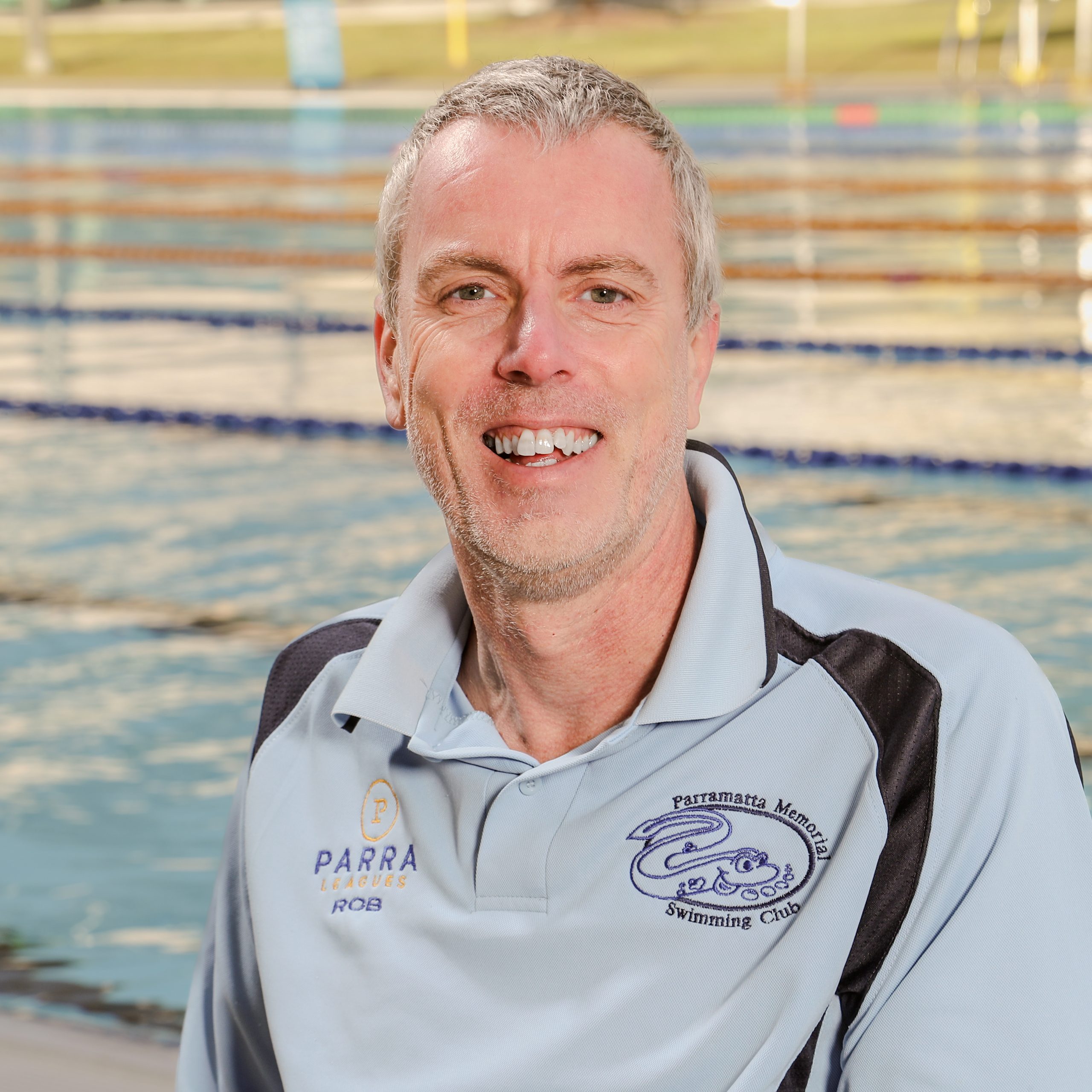 Image of Rob Wynn, President of the Parramatta Memorial Swim Club